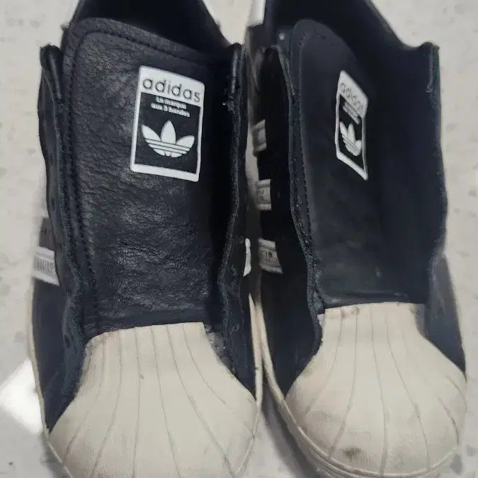 [SOLD OUT] 아디다스 슈퍼스타x휴먼메이드 콜라보 블랙 235(240)