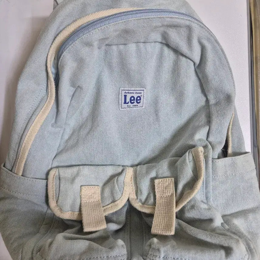 [BUNJANG] Lee Mini All Day Backpack Indigo Light / Lee 미니 올데이 백팩 인디고 라이트 가방
