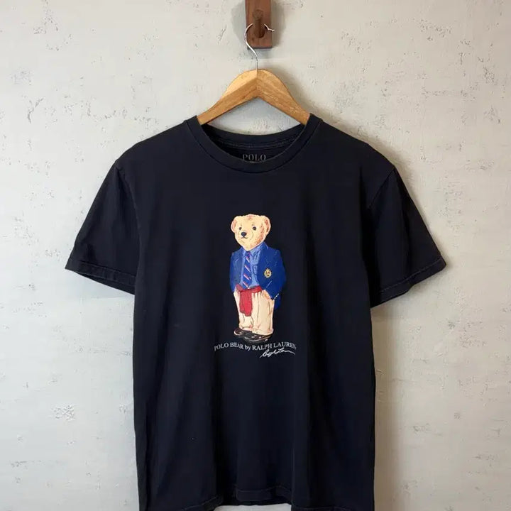 [BUNJANG] Polo Ralph Lauren Polo Bear Black T-shirt / [M] 폴로랄프로렌 폴로 베어 블랙 반팔티