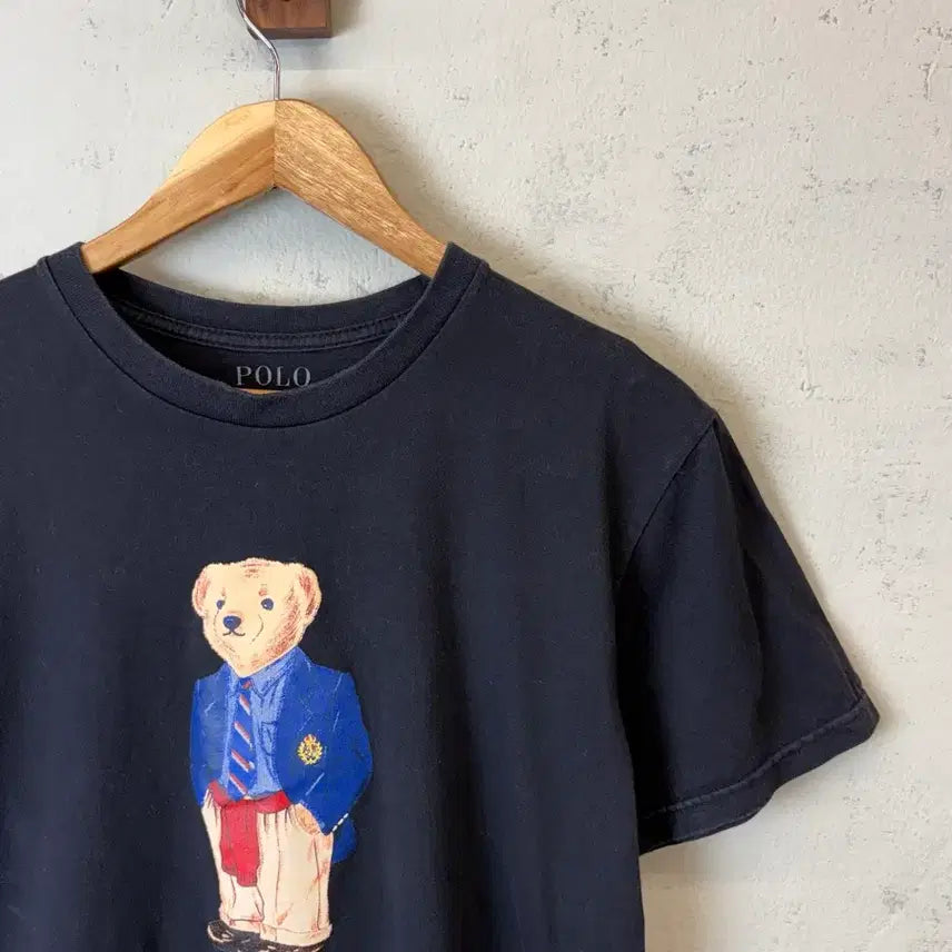 [BUNJANG] Polo Ralph Lauren Polo Bear Black T-shirt / [M] 폴로랄프로렌 폴로 베어 블랙 반팔티