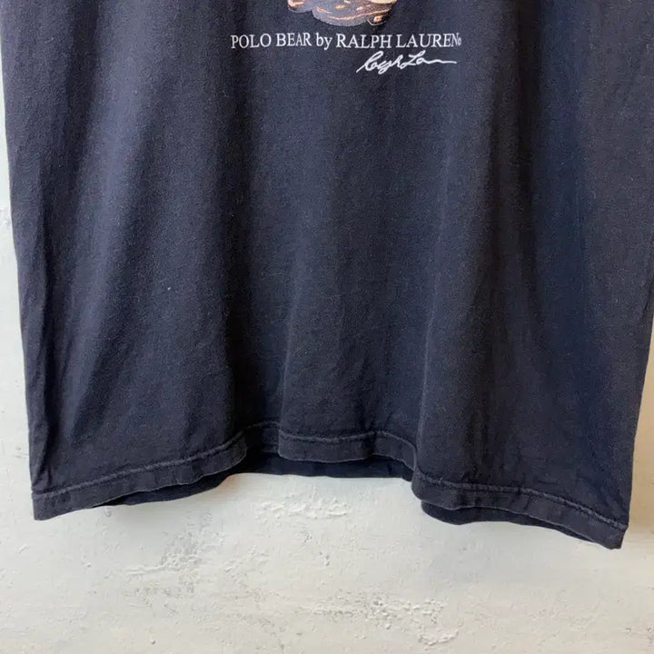 [BUNJANG] Polo Ralph Lauren Polo Bear Black T-shirt / [M] 폴로랄프로렌 폴로 베어 블랙 반팔티