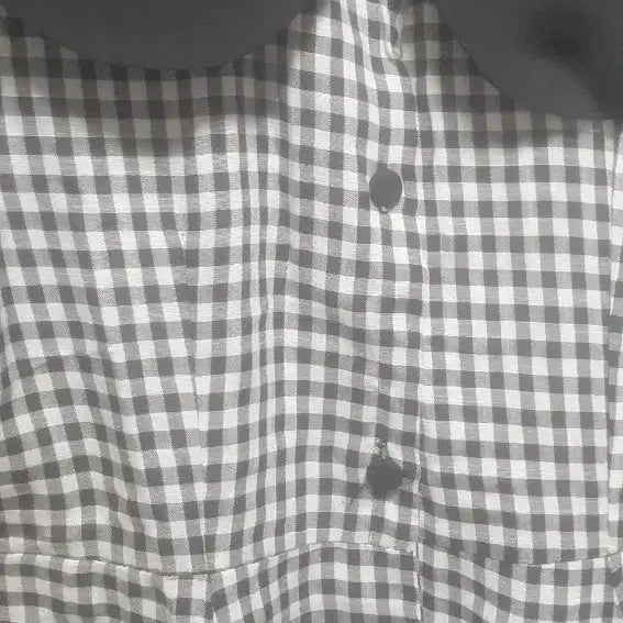 [BUNJANG] Checkered Long Dress / 체크 롱 원피스