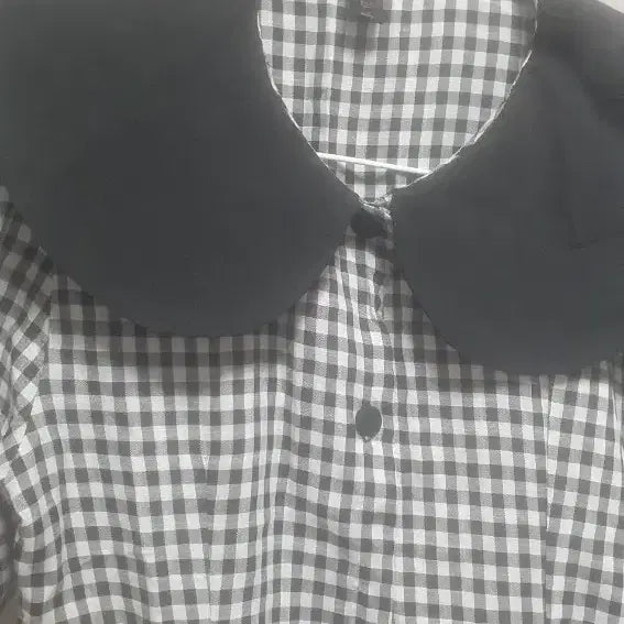 [BUNJANG] Checkered Long Dress / 체크 롱 원피스