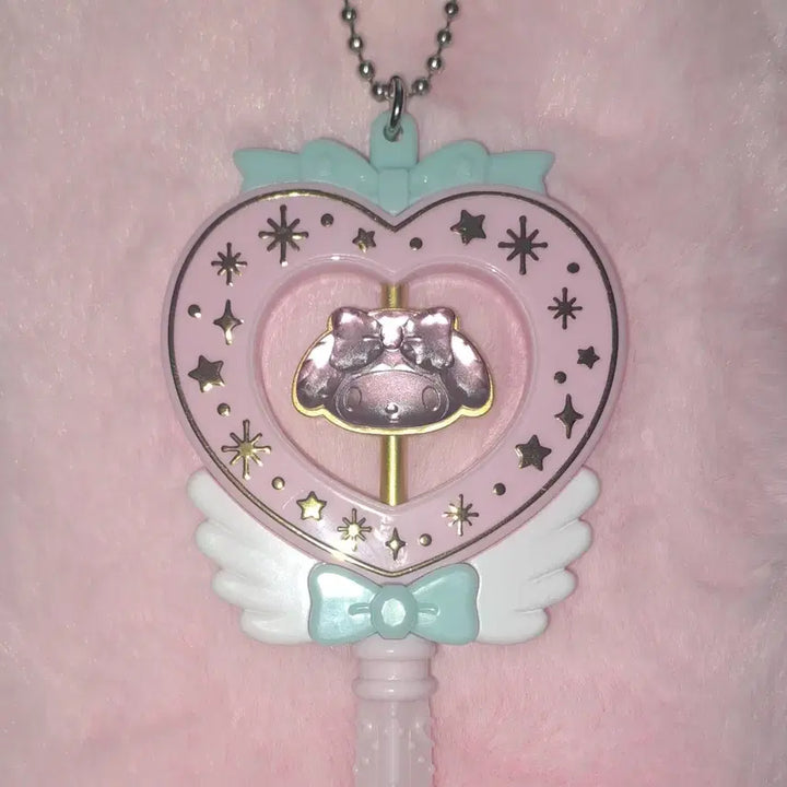 [BUNJANG] Sanrio My Melody Kira Kira Magic Wand Keyring / 산리오 시크릿 키라키라 요술봉 마법봉 마이멜로디 키링