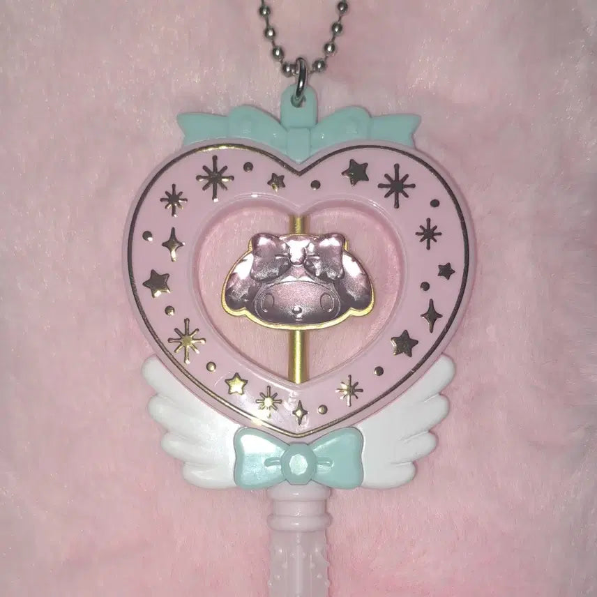 [BUNJANG] Sanrio My Melody Kira Kira Magic Wand Keyring / 산리오 시크릿 키라키라 요술봉 마법봉 마이멜로디 키링