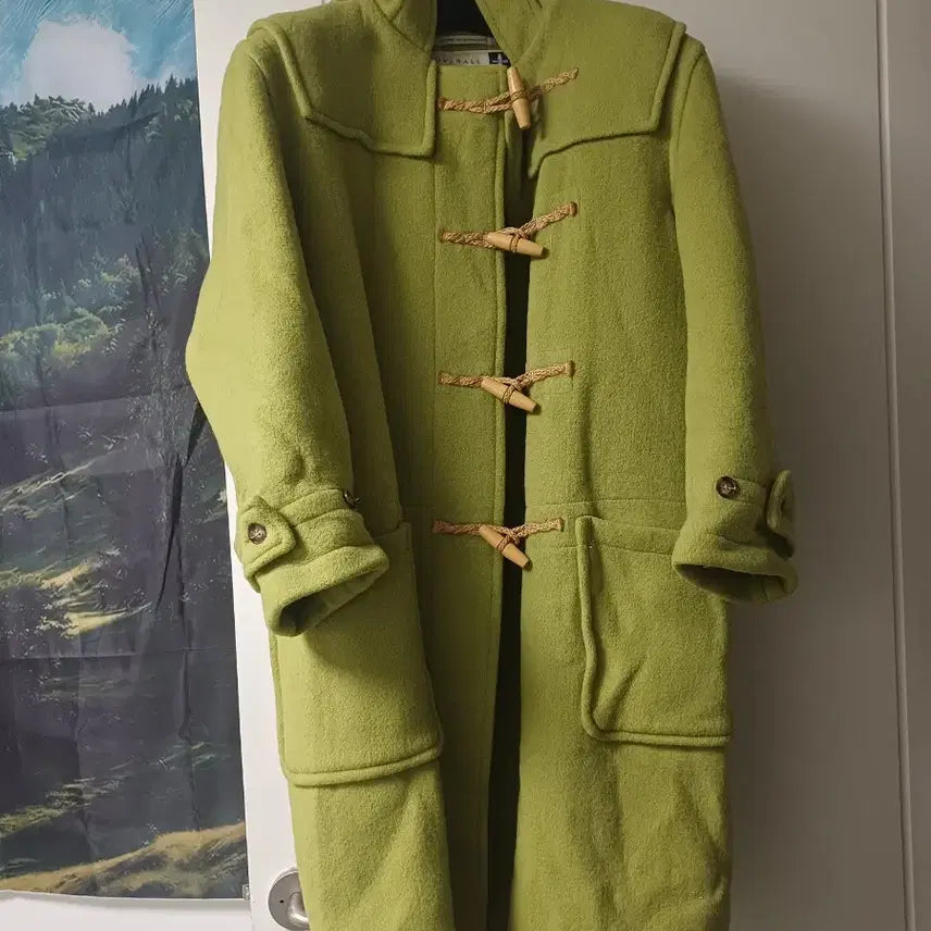 [BUNJANG] Gloverall Minimalist Wool Long Coat / Gloverall 미니멀 더플 울 롱 코트
