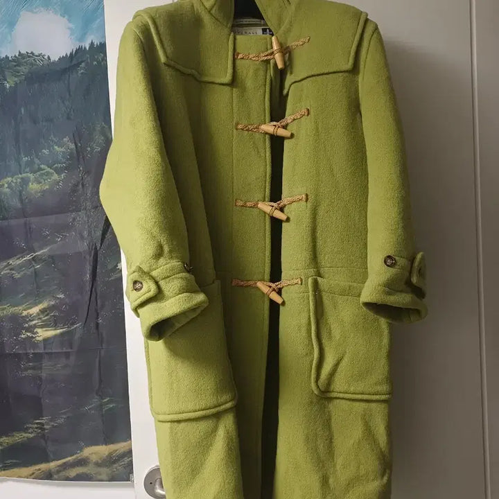 [BUNJANG] Gloverall Minimalist Wool Long Coat / Gloverall 미니멀 더플 울 롱 코트
