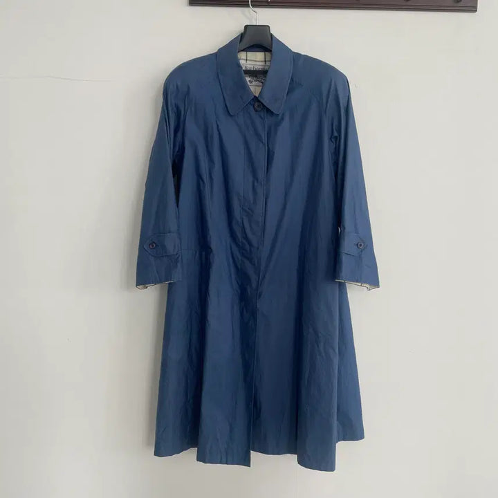 [BUNJANG] Burberry Blue Single Trench Coat / 버버리 블루 싱글 트렌치 코트