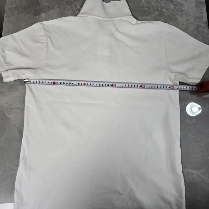 [SOLD OUT] 라코스테 화이트 반팔 카라티