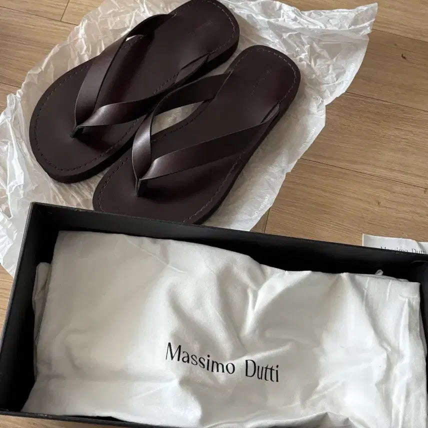 [BUNJANG] Massimo Dutti The Row Fit Thong Sandals / 마시모두띠 더로우핏 샌들쪼리 38size (230-245)