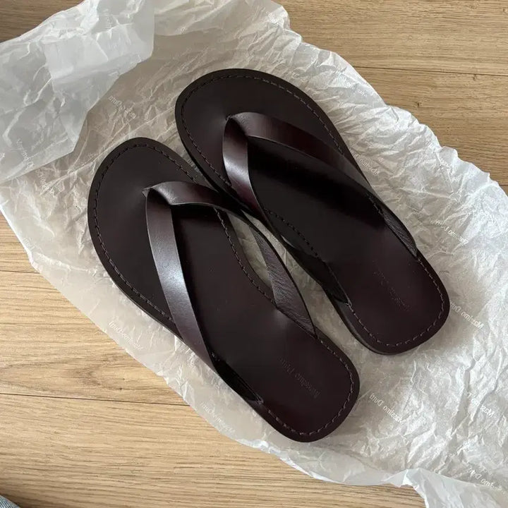 [BUNJANG] Massimo Dutti The Row Fit Thong Sandals / 마시모두띠 더로우핏 샌들쪼리 38size (230-245)