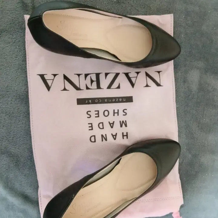 [BUNJANG] NAZENA Black Pumps Heels 230mm / NAZENA 나즈나 블랙  펌프스힐  230 굽7cm 구두
