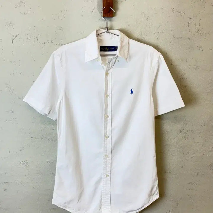 [BUNJANG] Polo Ralph Lauren Oxford White Short Sleeve Shirt / [XS] 폴로랄프로렌 옥스포드 화이트 반팔셔츠
