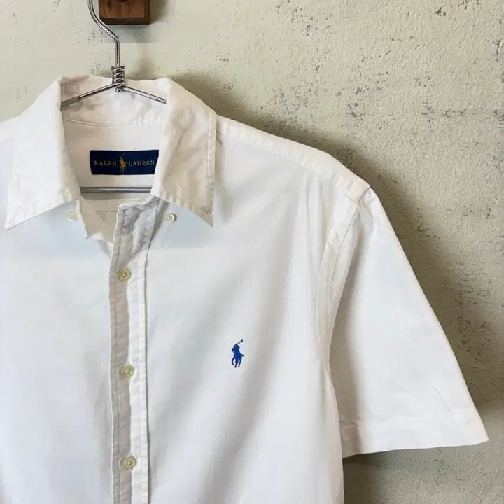 [BUNJANG] Polo Ralph Lauren Oxford White Short Sleeve Shirt / [XS] 폴로랄프로렌 옥스포드 화이트 반팔셔츠