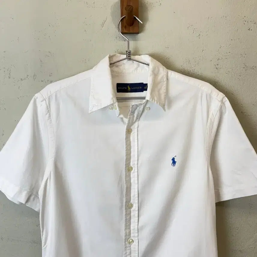 [BUNJANG] Polo Ralph Lauren Oxford White Short Sleeve Shirt / [XS] 폴로랄프로렌 옥스포드 화이트 반팔셔츠