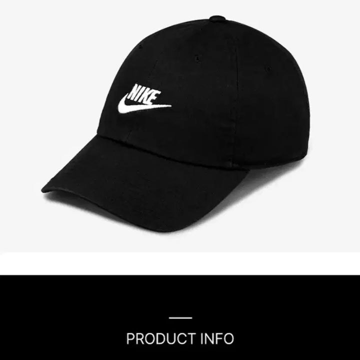 [SOLD OUT] 나이키 퓨추라 워시드 캡 블랙 볼캡 모자