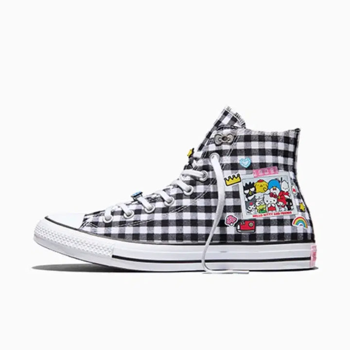 [BUNJANG] Converse Sanrio Characters Chuck Taylor All Star Picnic Black Sneakers (225) / 컨버스 X 산리오캐릭터즈 척테일러 올스타 피크닉 블랙 (225)