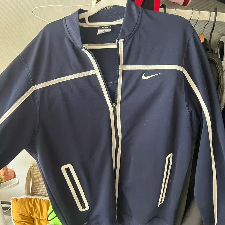 [BUNJANG] Nike Navy Track Jacket L / 배포) 나이키 네이비 트랙 자켓 L