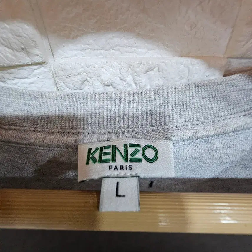 [BUNJANG] KENZO Gray Short Sleeve T-Shirt L / KENZO 겐조 그레이 반팔 티셔츠 L