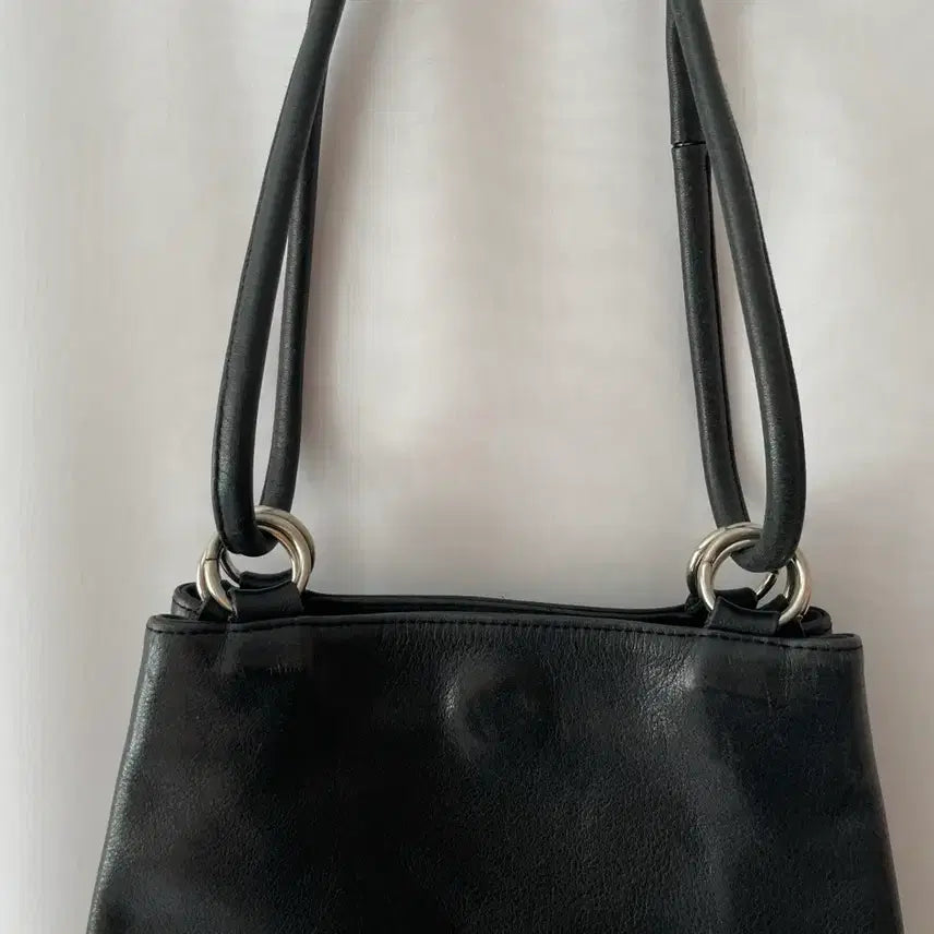 [BUNJANG] Natural Leather Tote and Shoulder Bag / 천연소가죽 토트 겸 숄더백