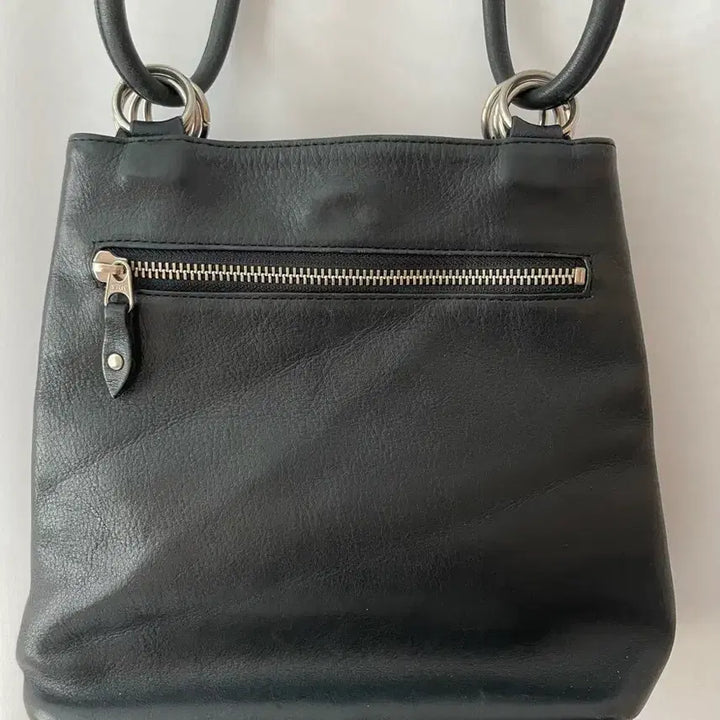 [BUNJANG] Natural Leather Tote and Shoulder Bag / 천연소가죽 토트 겸 숄더백