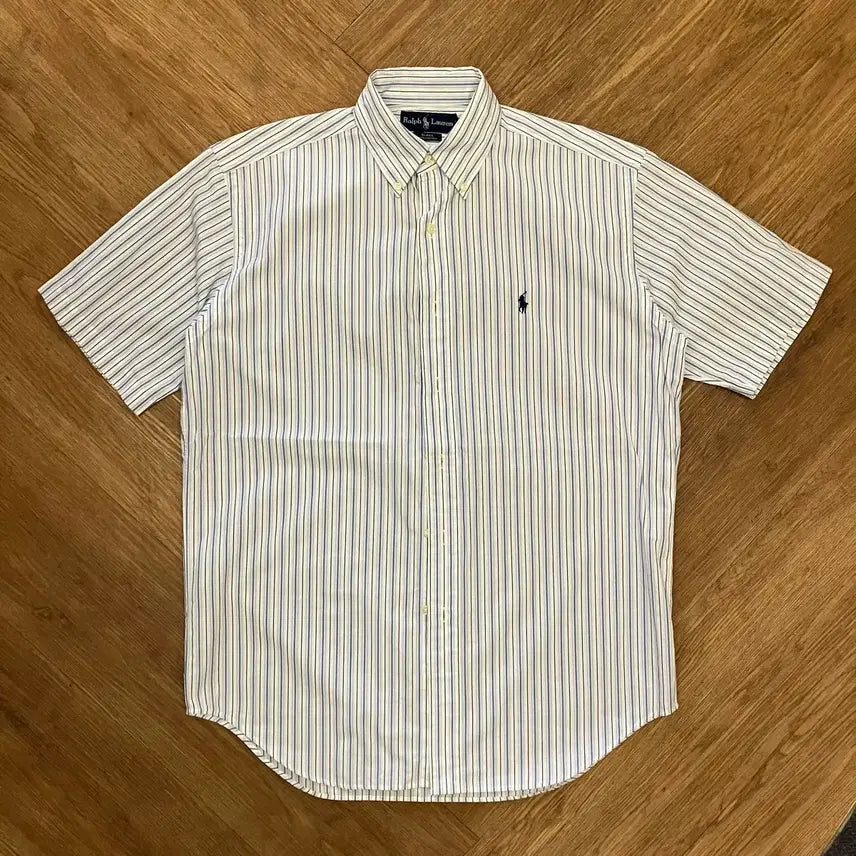 [SOLD OUT] N335 폴로 스트라이프 반팔 셔츠