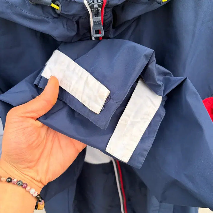 [BUNJANG] Tommy Hilfiger Archive Colorblock Windbreaker Jacket (L) / 타미힐피거 아카이브 컬러블러 바람막이 자켓(L)
