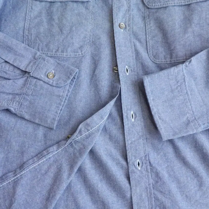 [BUNJANG] Carhartt Blue Work Shirt / 칼하트 블루 워크 셔츠 1963