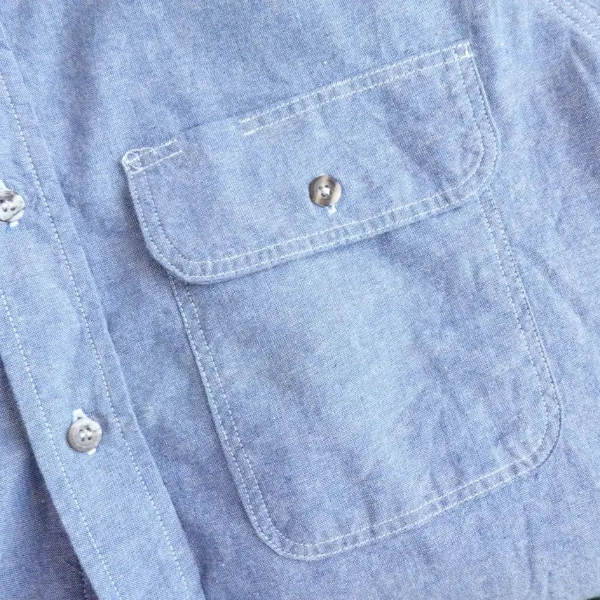 [BUNJANG] Carhartt Blue Work Shirt / 칼하트 블루 워크 셔츠 1963