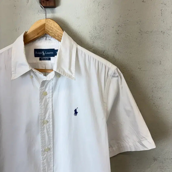 [BUNJANG] Polo Ralph Lauren Vintage White Short Sleeve Shirt / [M] 폴로랄프로렌 빈티지 화이트 반팔 셔츠