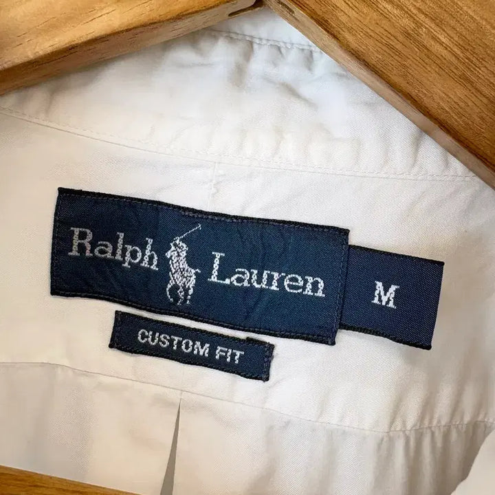 [BUNJANG] Polo Ralph Lauren Vintage White Short Sleeve Shirt / [M] 폴로랄프로렌 빈티지 화이트 반팔 셔츠