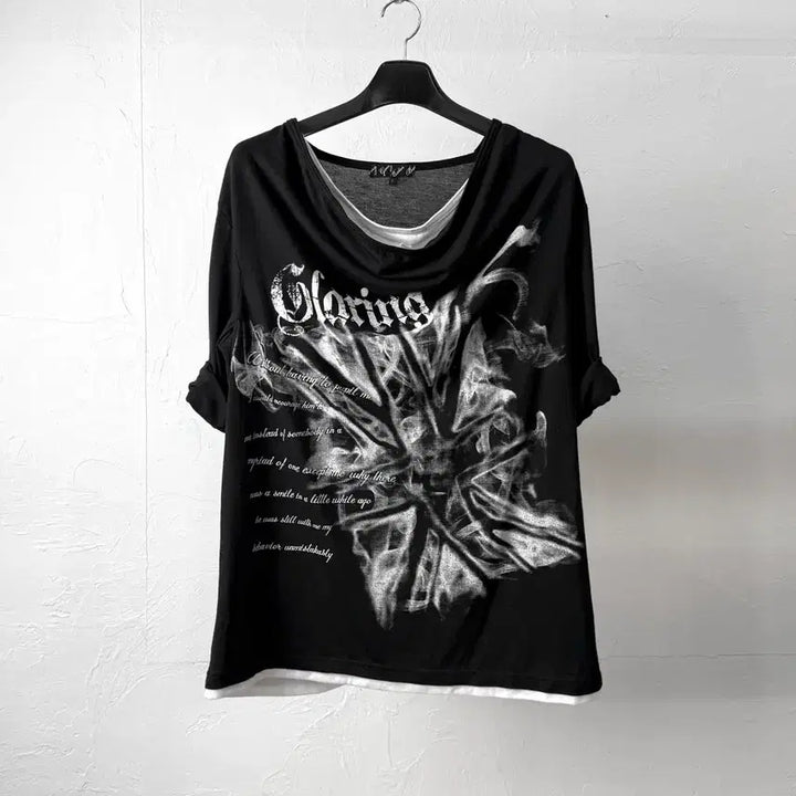 [SOLD OUT] JPN 드레이프 레이어드 펑크 티셔츠