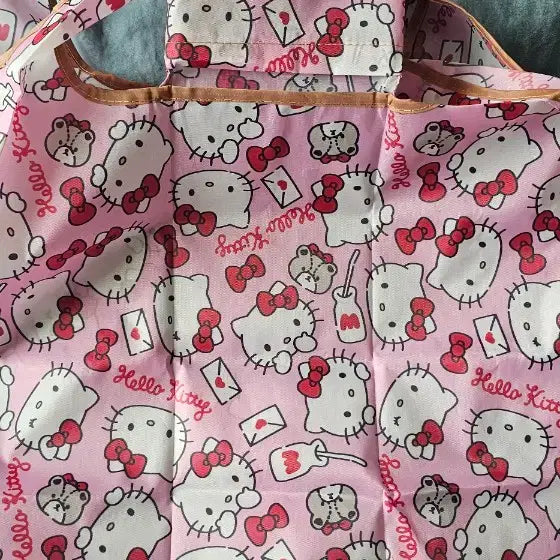 [BUNJANG] Sanrio Characters Foldable Shopping Bag / 산리오 캐릭터 접이식 장바구니 가방