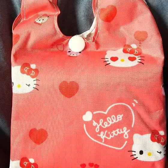 [BUNJANG] Sanrio Characters Foldable Shopping Bag / 산리오 캐릭터 접이식 장바구니 가방