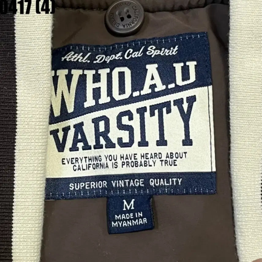 [BUNJANG] Who.A.U Baseball Jacket (M) / 후아유 야구점퍼 M | 0417 [4]