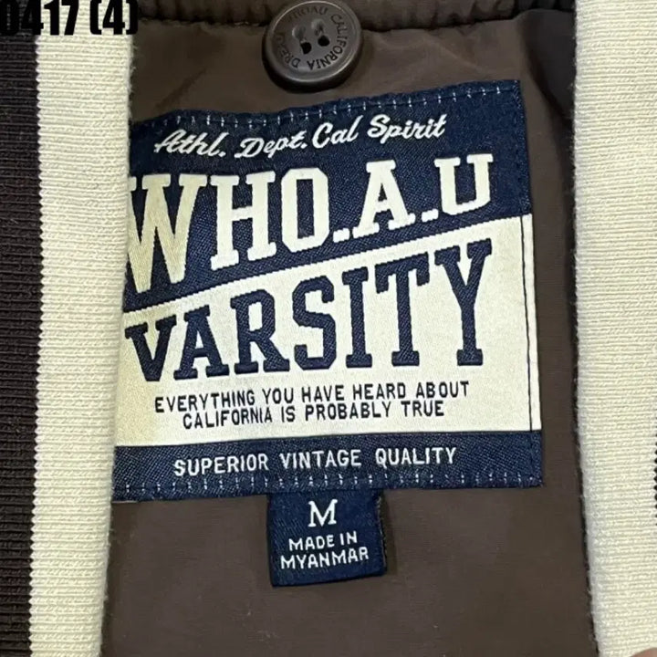 [BUNJANG] Who.A.U Baseball Jacket (M) / 후아유 야구점퍼 M | 0417 [4]