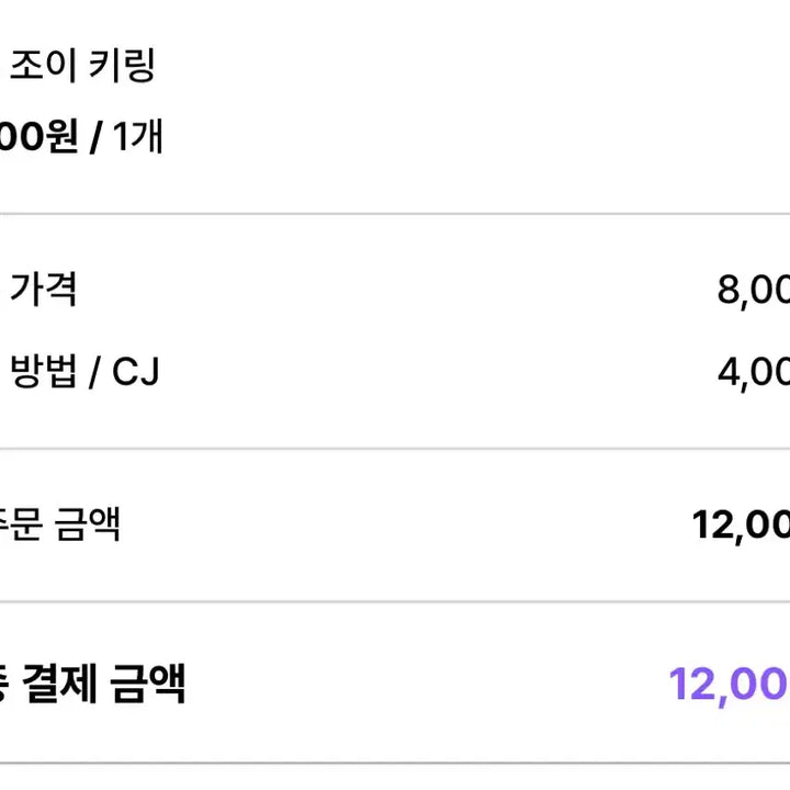 [SOLD OUT] 원가) 케데헌 사복조이 아크릴 키링 판매합니다
