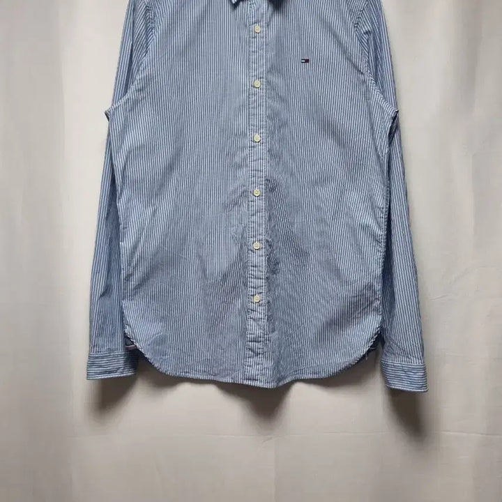[BUNJANG] Tommy Hilfiger Striped Shirt Sky Blue XL / 타미힐피거 스트라이프 셔츠 하늘색