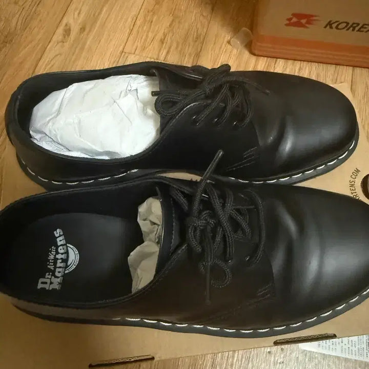 [BUNJANG] Dr. Martens 1461 WS Smooth Black Shoes (280) / (공홈구매) 닥터마틴 1461 ws 스무스 블랙 (280)