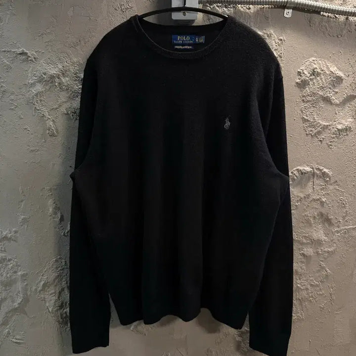 [BUNJANG] Polo Ralph Lauren Merino Wool Knit Sweater / XL 폴로랄프로렌 POLO 메리노 울 니트 블랙