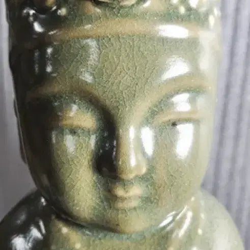 [BUNJANG] Goryeo Celadon Bodhisattva Pure Water Bottle Antique Collectible / 고려청자 보살상 정수병 고려 청자 골동품 고미술품 수집품