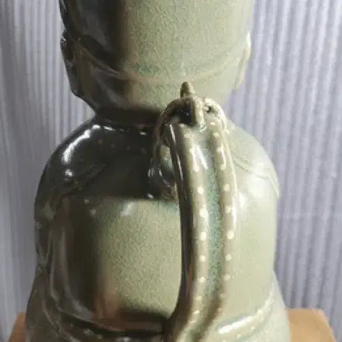 [BUNJANG] Goryeo Celadon Bodhisattva Pure Water Bottle Antique Collectible / 고려청자 보살상 정수병 고려 청자 골동품 고미술품 수집품