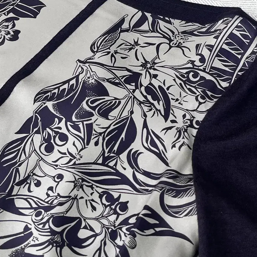 [BUNJANG] Hermes Silk Cashmere Knit Sweater / 에르메스 실크 캐시미어 니트 여성 38 M