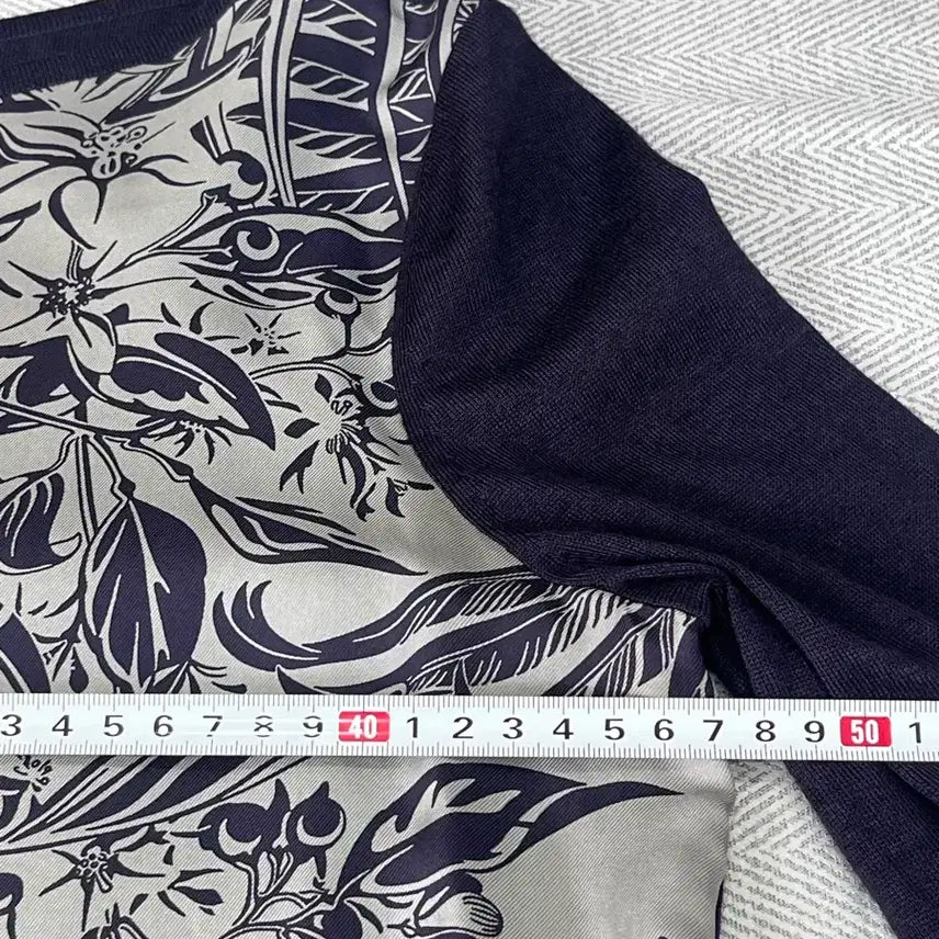 [BUNJANG] Hermes Silk Cashmere Knit Sweater / 에르메스 실크 캐시미어 니트 여성 38 M
