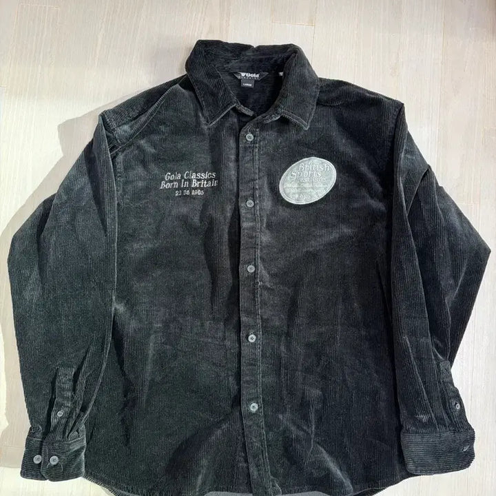 [BUNJANG] Gola Corduroy Jacket - Black - Size L / Gola 골라 코듀로이 자켓 L 사이즈