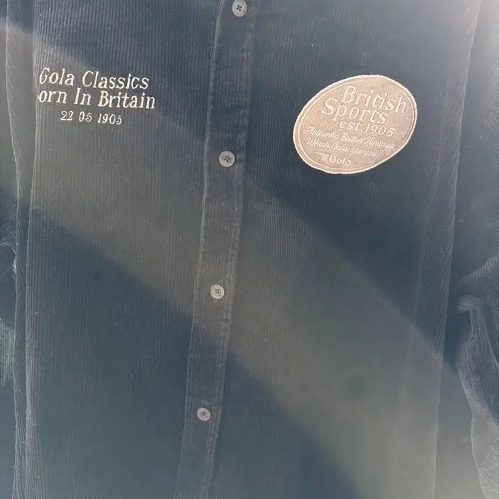 [BUNJANG] Gola Corduroy Jacket - Black - Size L / Gola 골라 코듀로이 자켓 L 사이즈