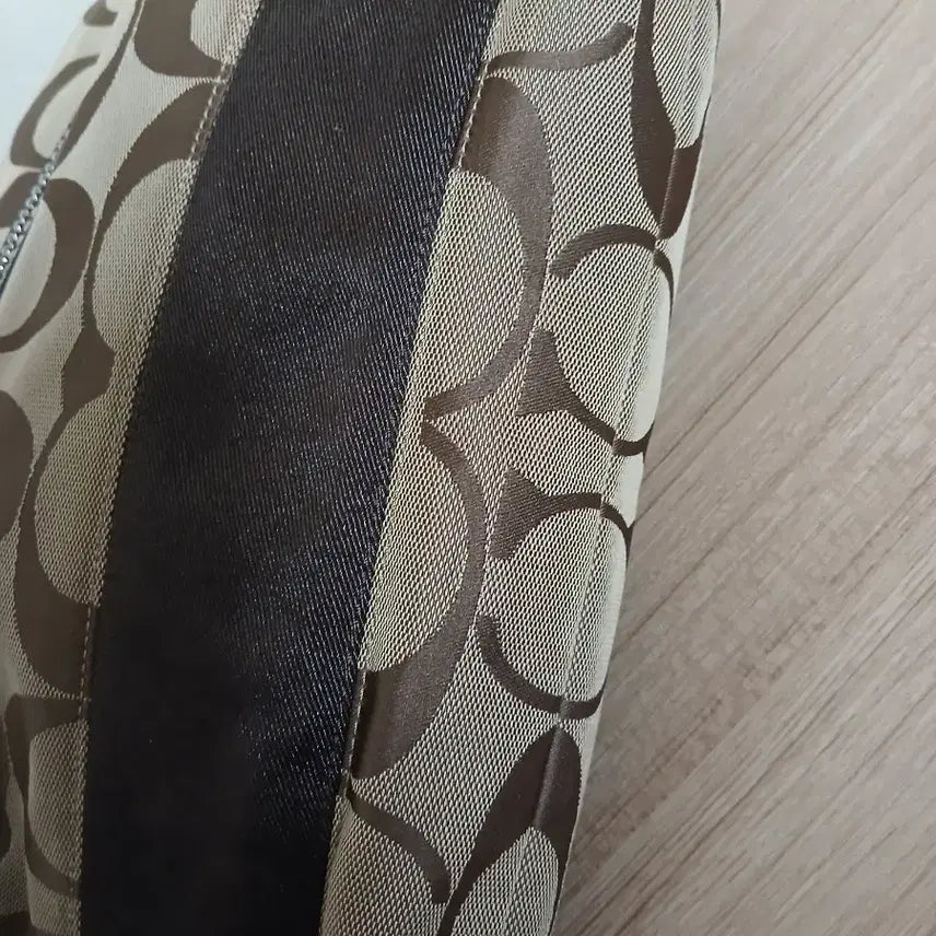 [BUNJANG] Coach Signature Stripe Crossbody File Shoulder Bag / 여성 코치 시그니처 스트라이프 크로스바디 파일 숄더백, 크로스백