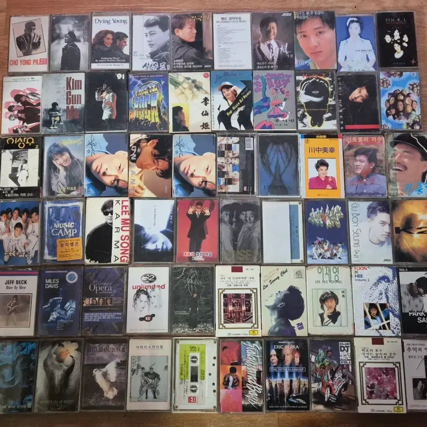 [BUNJANG] Various Artists Cassette Tape Bundle Set / 카세트 테이프 60장