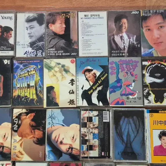 [BUNJANG] Various Artists Cassette Tape Bundle Set / 카세트 테이프 60장