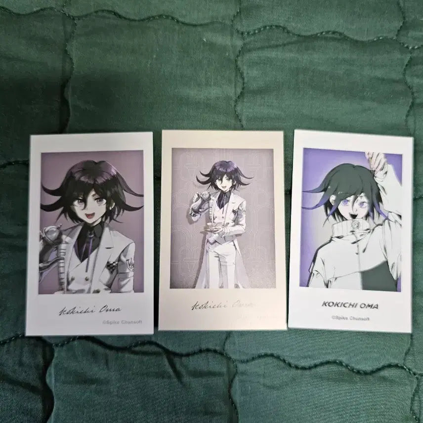 [BUNJANG] Danganronpa Kokichi Oma Cheki Photocard Bundle Set / [일괄] 단간론파 오마 코키치 체키 포토카드